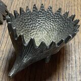 Walter Bosse / Herta Baller — Patinated brass - 4 nesting hedgehogs - 195