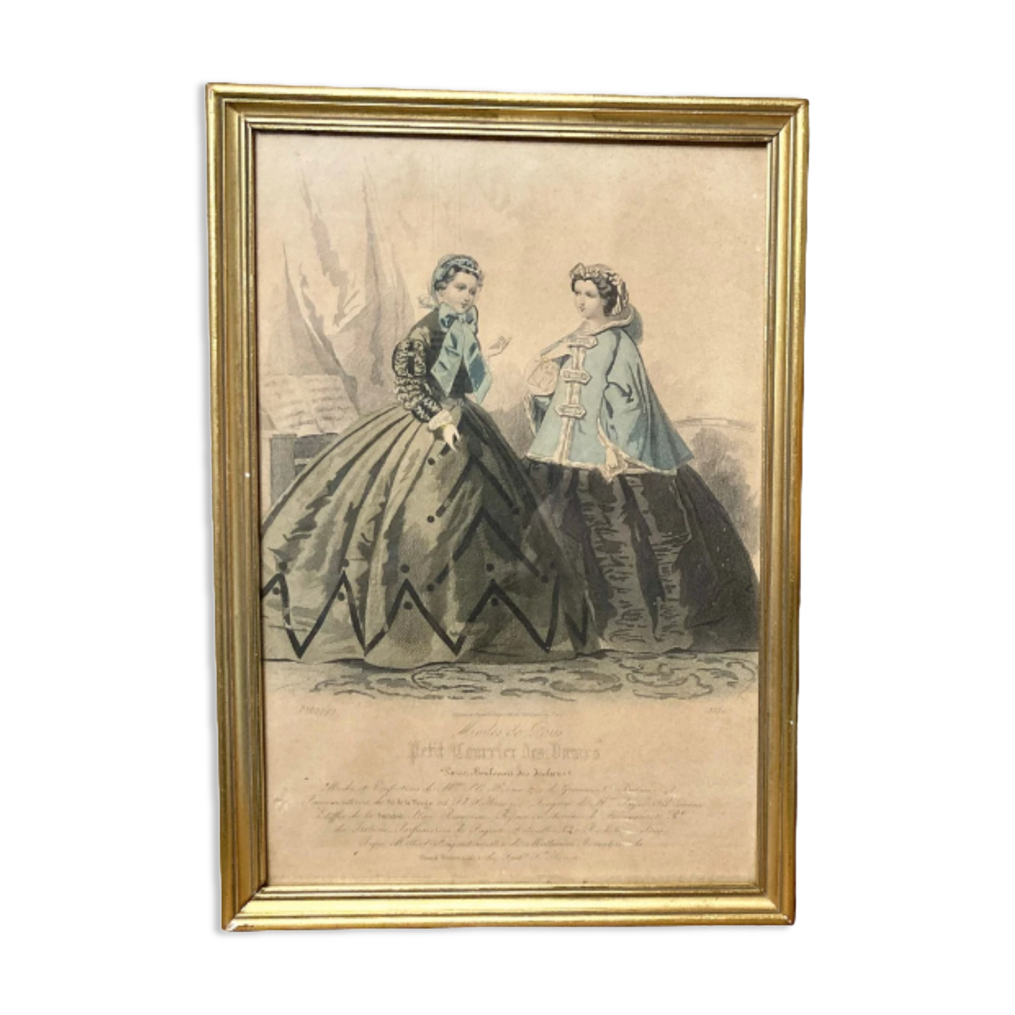 Antique prints "Les modes de Paris"