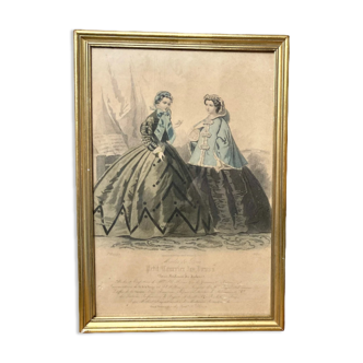 Antique prints "Les modes de Paris"