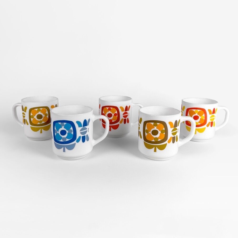 Mugs Mobil années 70