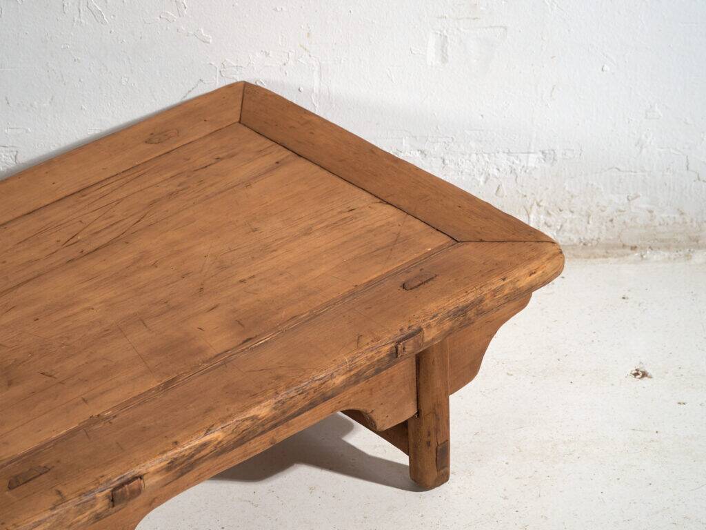 Antique Chinese kang coffee table – Primitive Chinese side table – circa 1900 #16