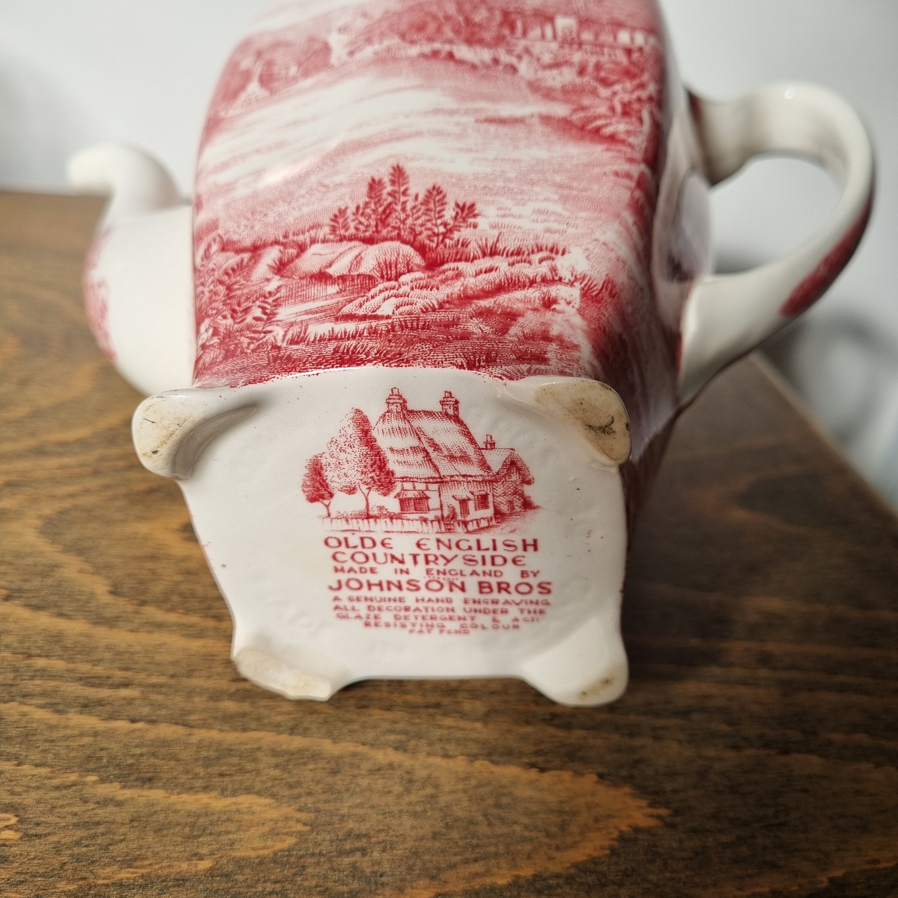 Large English porcelain teapot
