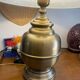 Gold metal lamp