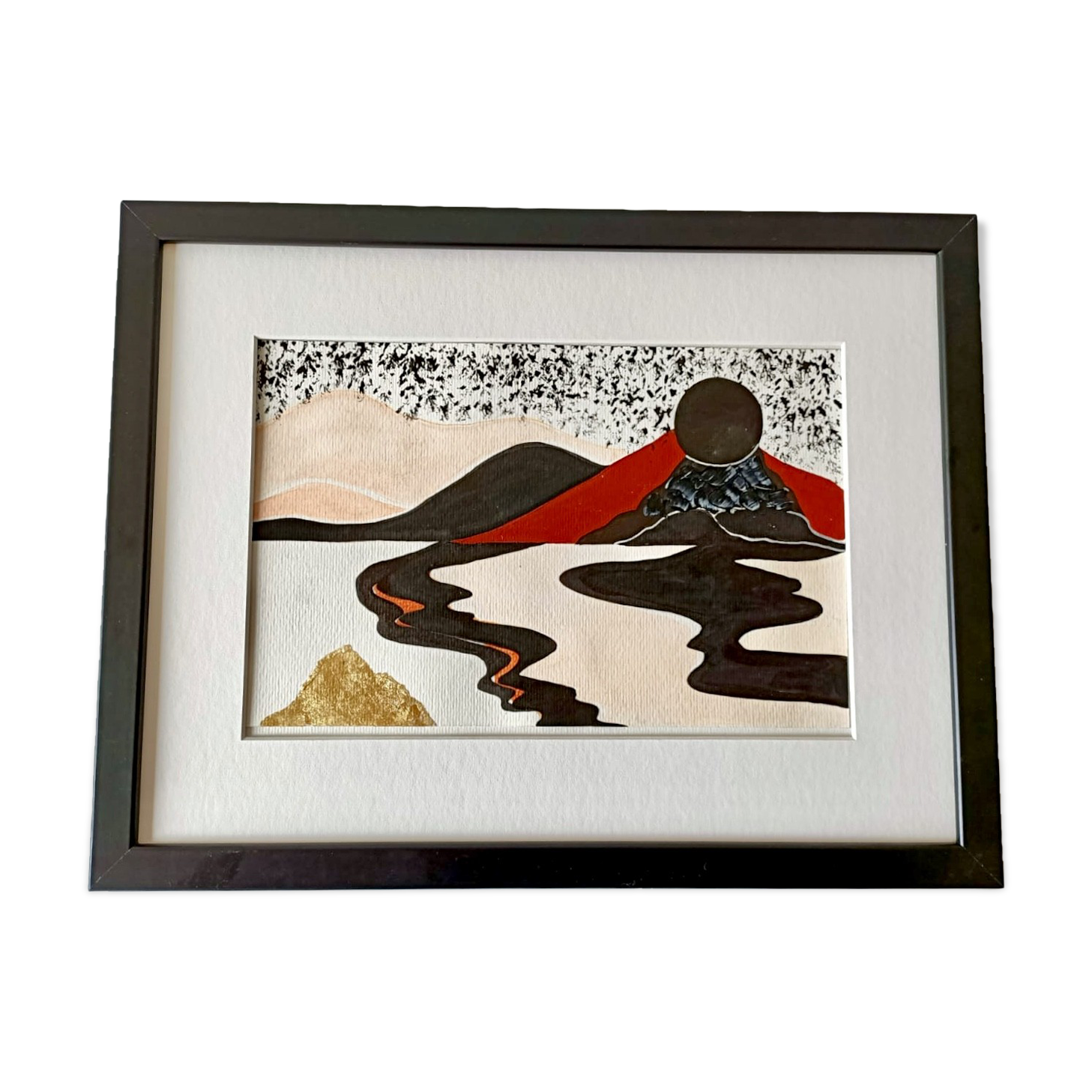 Black moon illustration