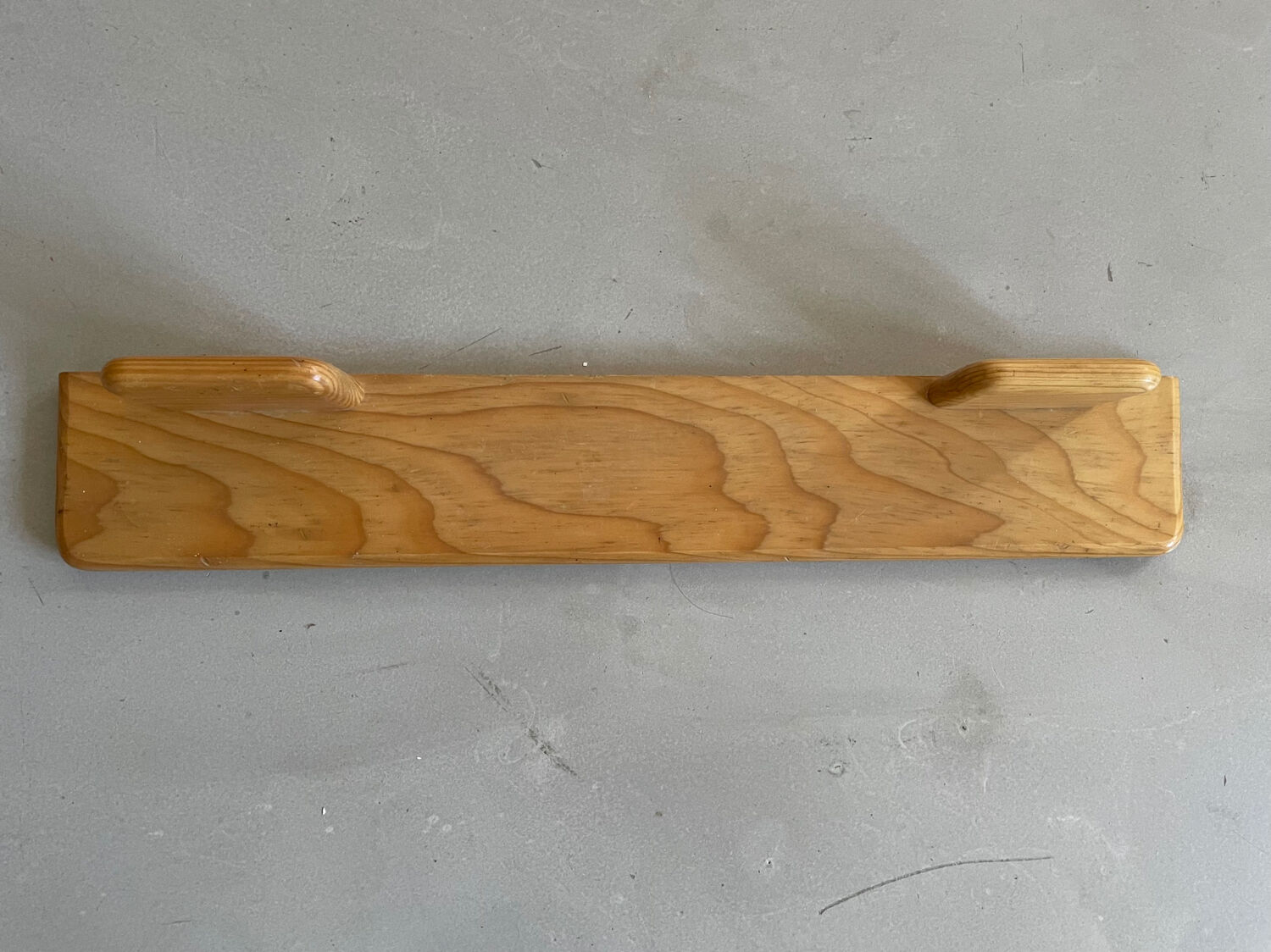 Wooden wall shelf