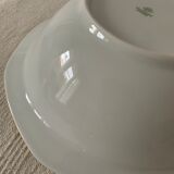 White dish with gilding