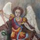 Oil on wood "Angel Gabriel" 1930s