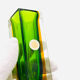 Vase Cesare Toso - Murano - Sommerso - Pentagonal vert et ambre