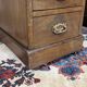 English oak graduated desk from the late 19th century.
