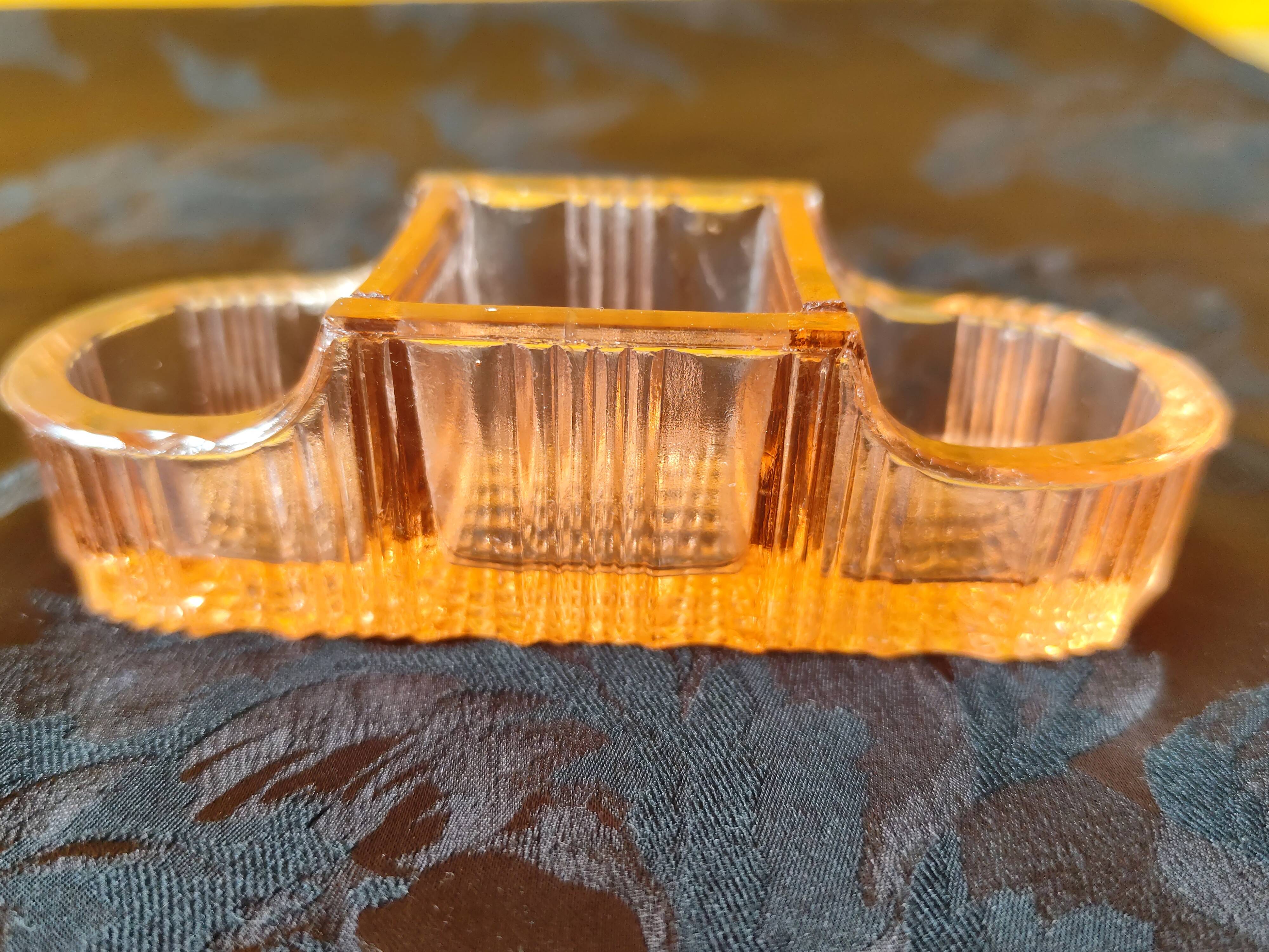 moulded glass salver