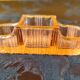 moulded glass salver