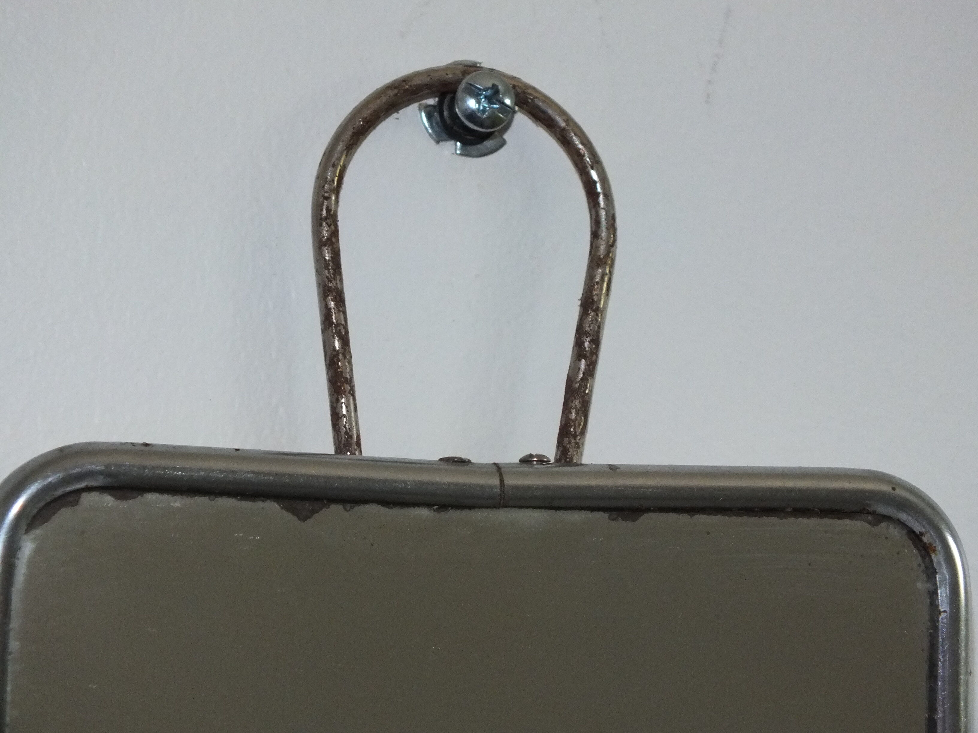 Ancien miroir de rasage des années 50 - 18x13cm