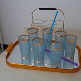 Support et verre à orangeade