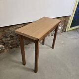 Console en bois, années 1970-1980