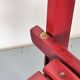 Mid-century Italian red foldable chairs by Aldo Jacober for Bazzani, 1960s, set of 2