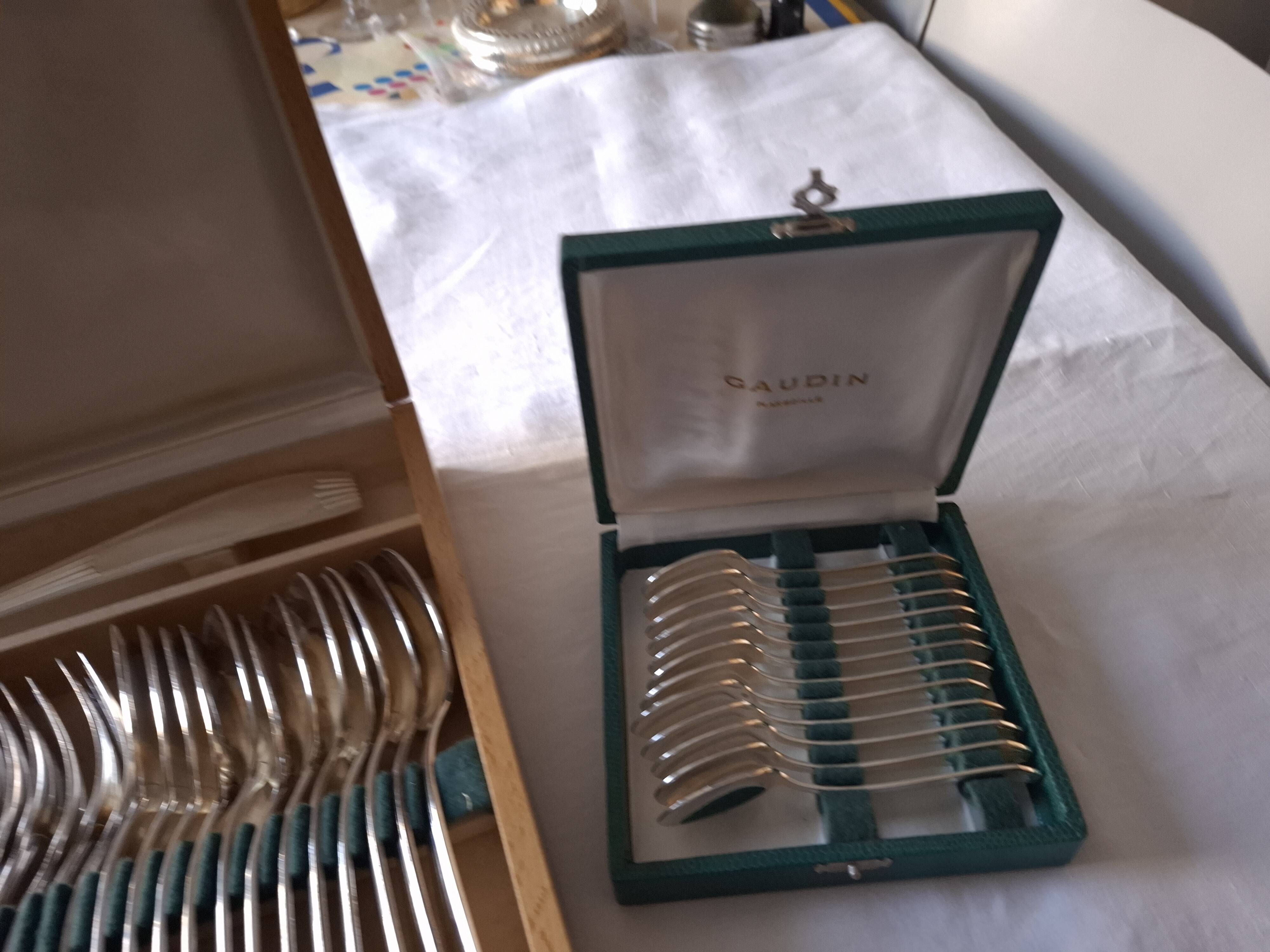 Alfemide christofle 49-piece cutlery set
