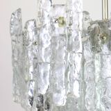 Glass ice Murano chandelier by Kalmar, Austria, 1960s