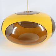 Suspension UFO Space Age yellow by Luigi Colani for Massiv, Belgium, 1970