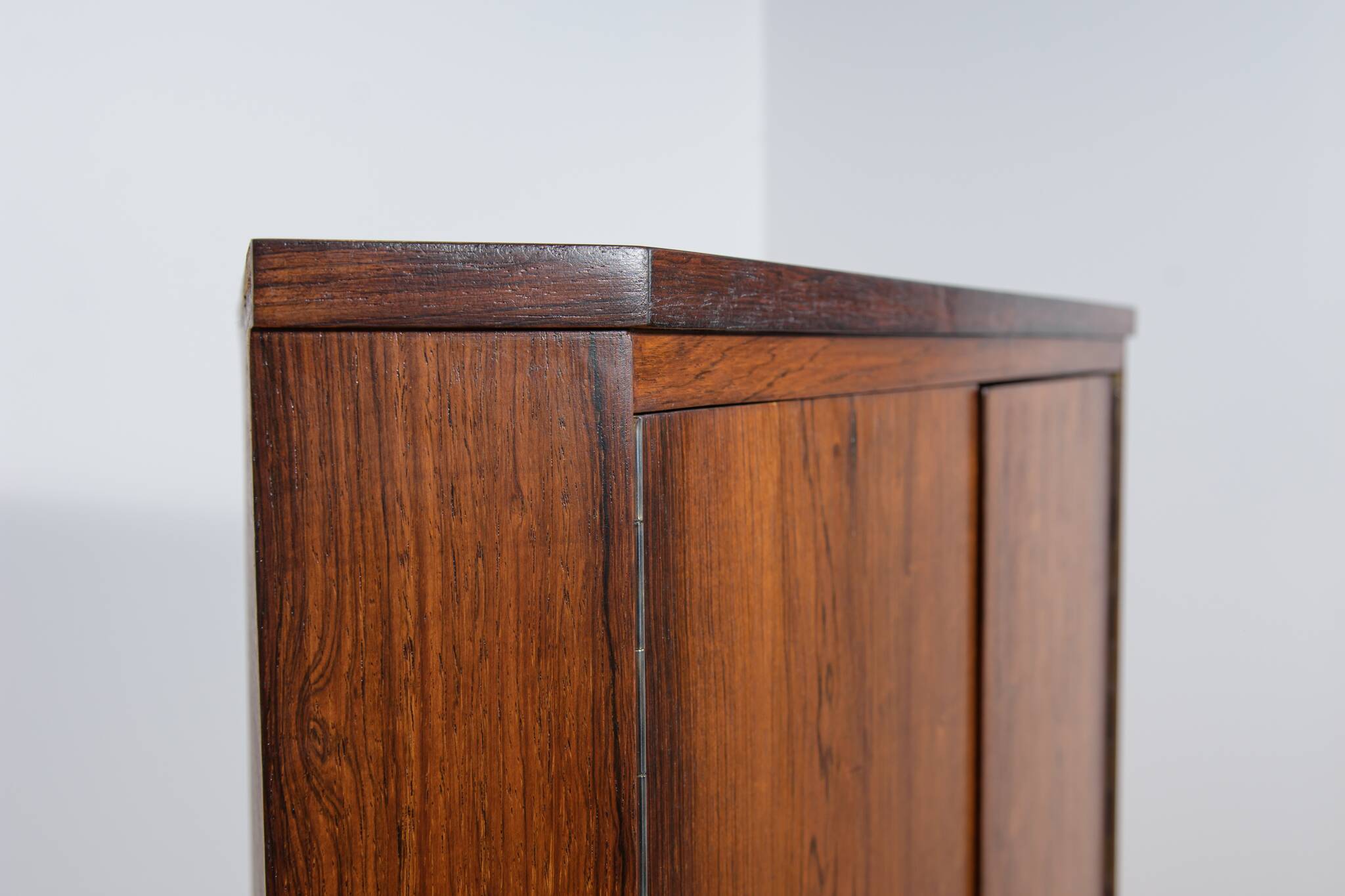 Mid Century Danish Rosewood Corner Cabinet, 1960s