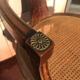 Cane empire armchair