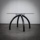 Postmodern Spider dining table by Ettore Sottsass for Knoll International, Italy, 1980s