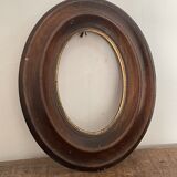 2 oval frames from the 19th century