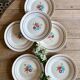 Set of 6 vintage dinner plates, Macon de Nidervillier model