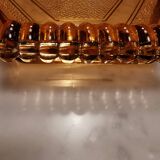 Lot de 2 plats anciens art déco en verre