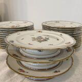 Service 28 pieces porcelain from paris 1840