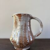 Chantal and Thierry Blanc ceramic pitcher, vintage 70s