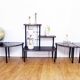Set modulable tables d'apooint et porte plantes à étages