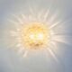 Large Mid-Century Amber Bubble Glass Ceiling Light by Helena Tynell, 1960s