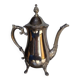 Coffee / teapot in silver metal St Louis XV