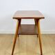 Polish coffee table console 1970s square-multifaceted