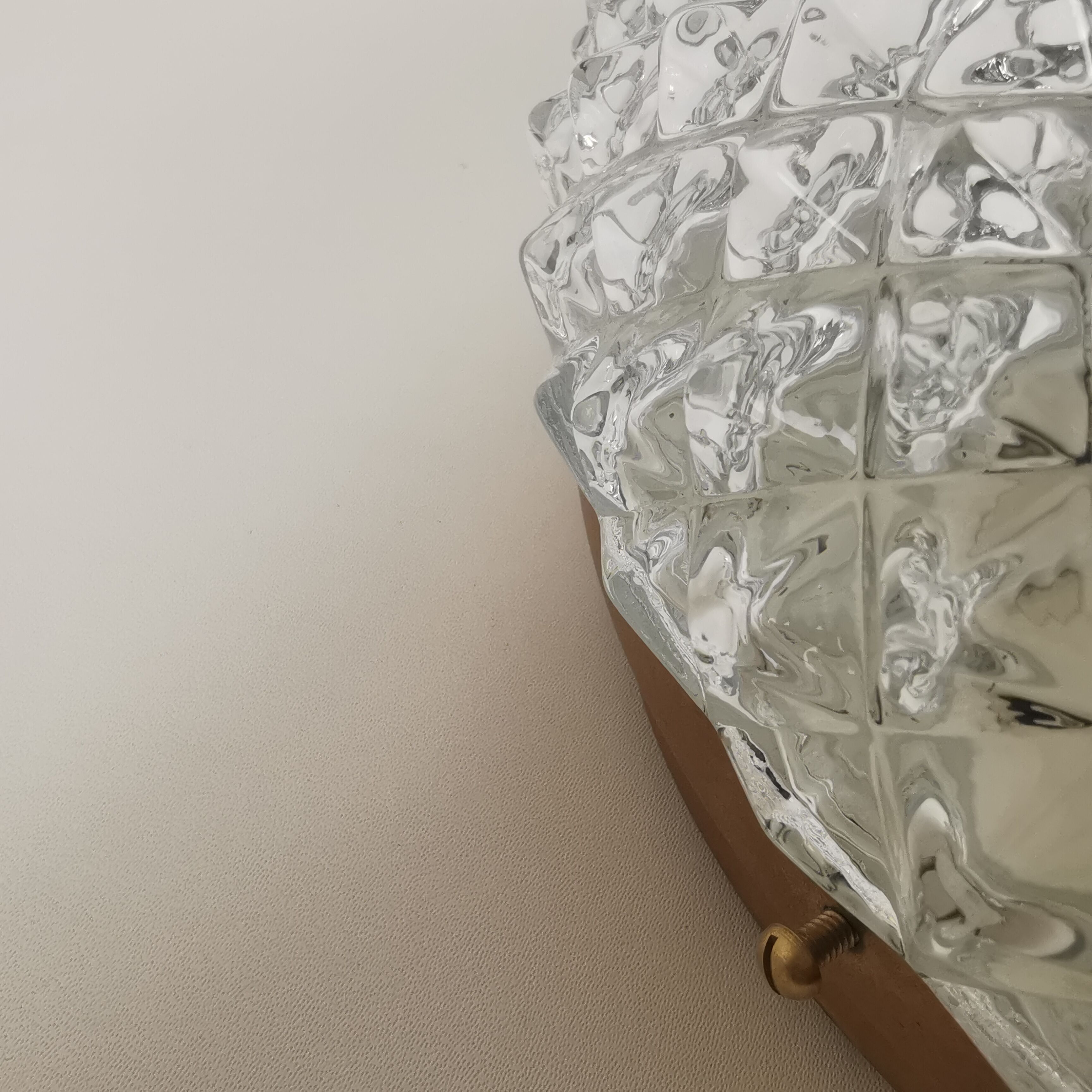 Ceiling lamp cut glass