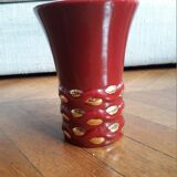 Vintage ceramic vase signed Arc