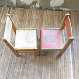 Two kindergarten chairs