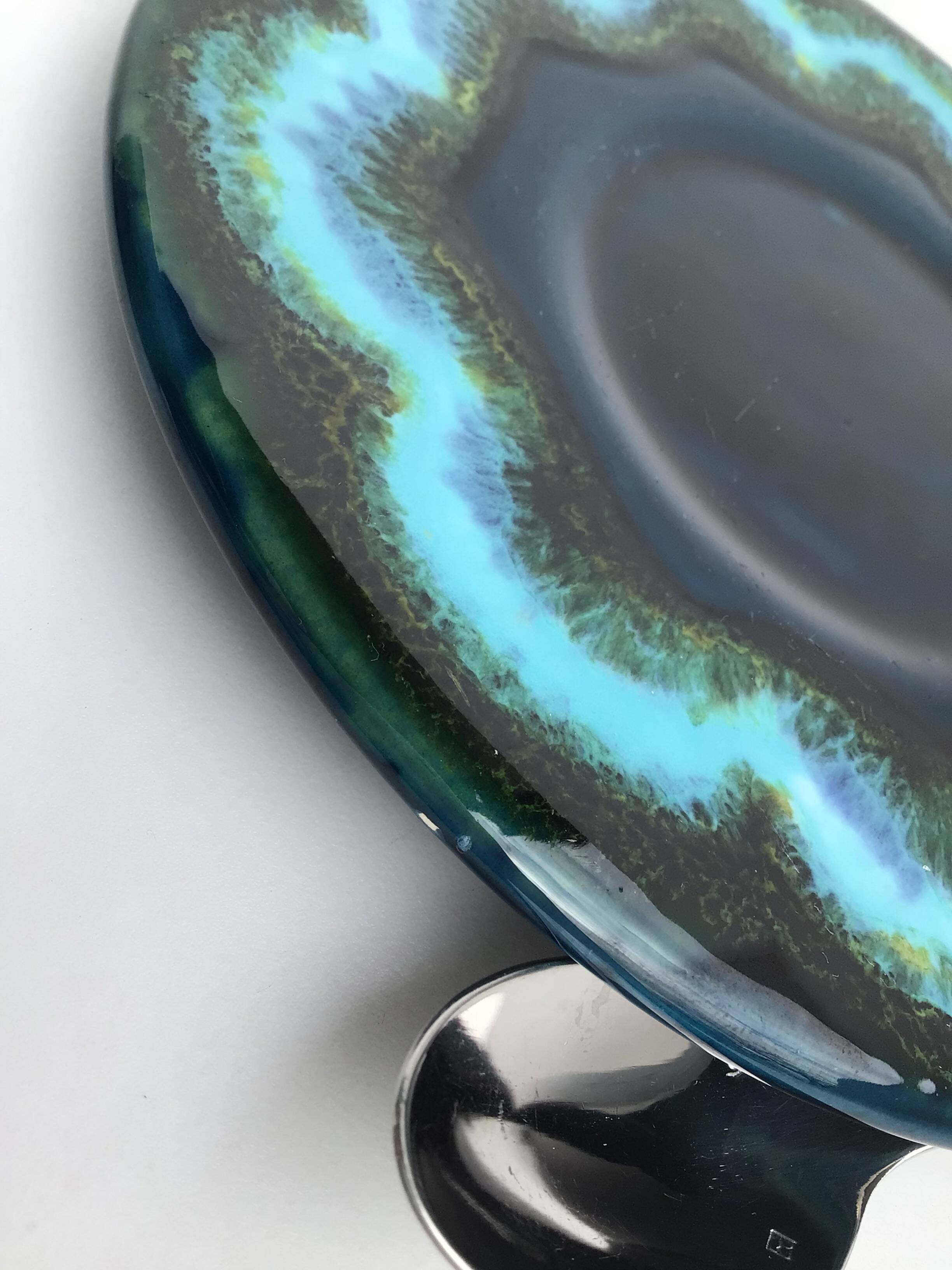 Deep blue Vallauris teacup