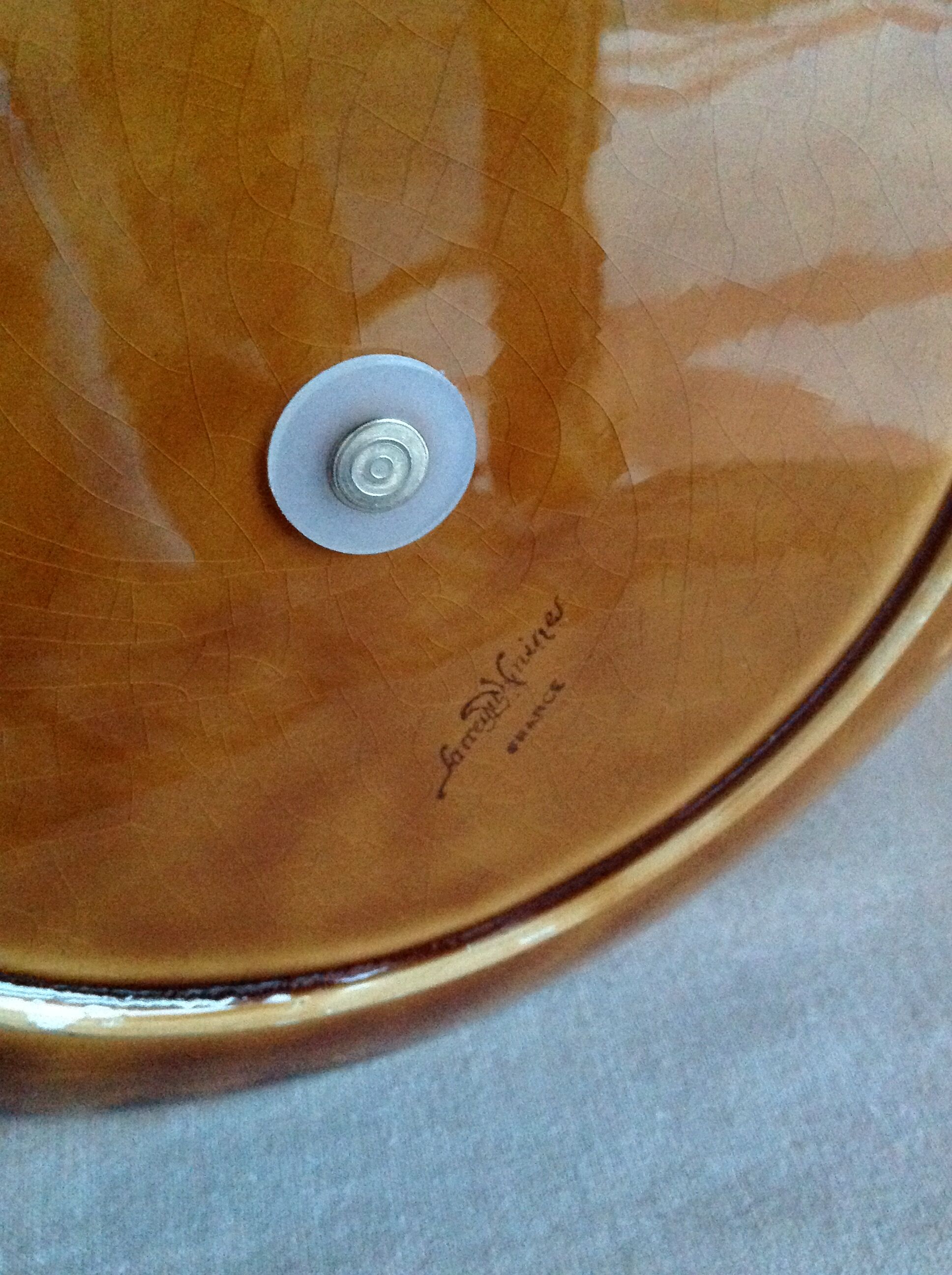 Table servant in sarreguemines vintage 50/60