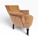 Set of 2 vintage salmon pink armchairs / club chairs