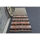 1970s vintage Turkish hand-knotted wool cotton white runner rug 84x259