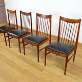 4 Danish Chairs 1960 Rio Rosewood by Arne Vodder
