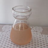 Vase vintage 30's granité peche