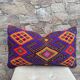 Housse de coussin marocaine vintage berbère en laine