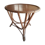 Round table in bamboo 60 years