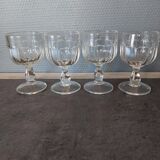 Vintage foot glasses