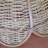 Vintage rattan hanging lamp