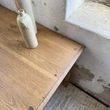 Oak desk with spindle legs, 1950s