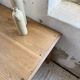 Oak desk with spindle legs, 1950s