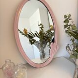 Miroir ovale style Art Nouveau